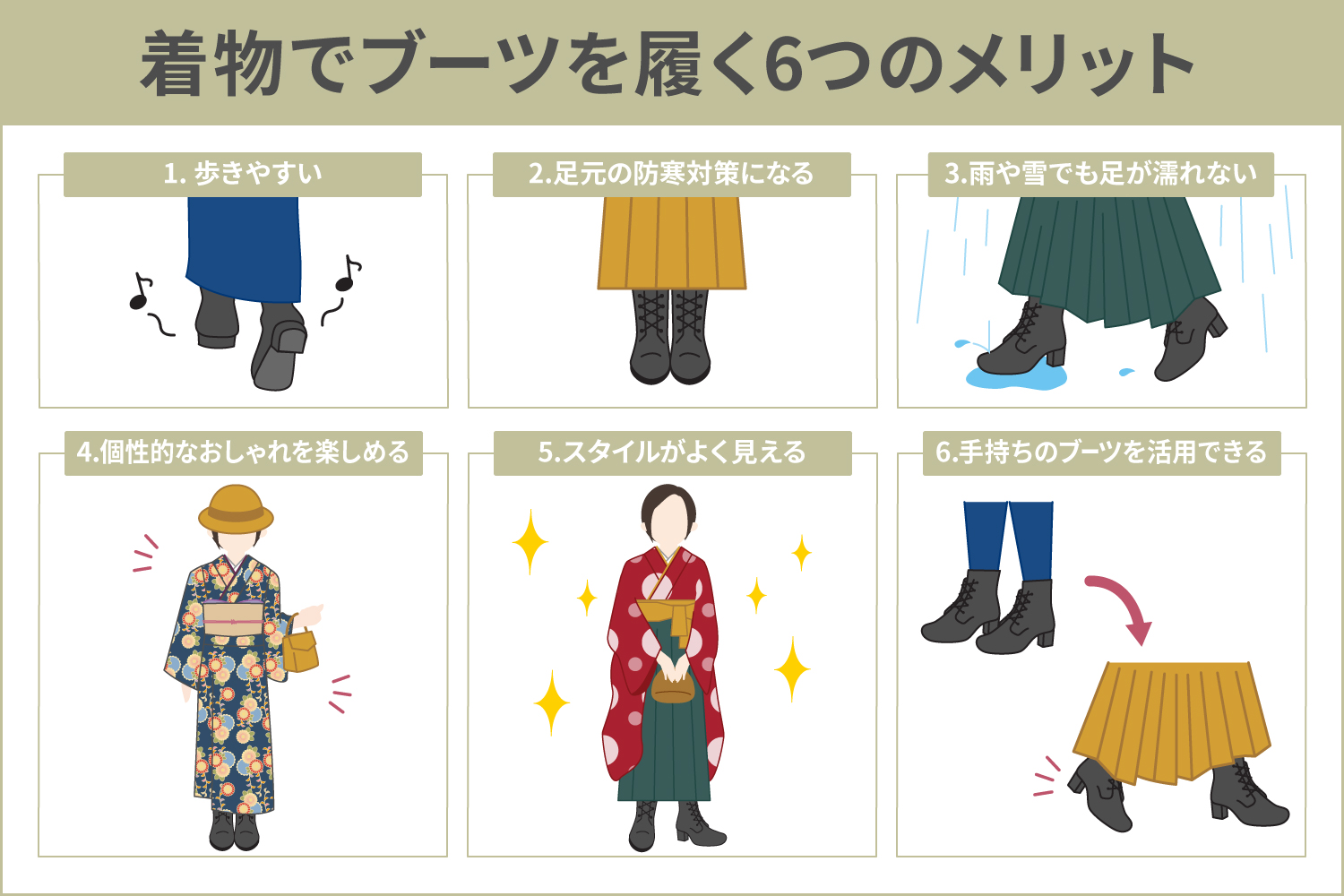 着物を普段着にするメリット