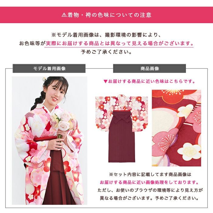 【卒業式に♪ 袴＋着物セット】6,000円／射水市・手渡し希望　コスプレにも！帯や髪飾りなど他にも欲しいものがあればご相談ください。差しあげられるものもあります。 assort-hmset0009_1.jpg