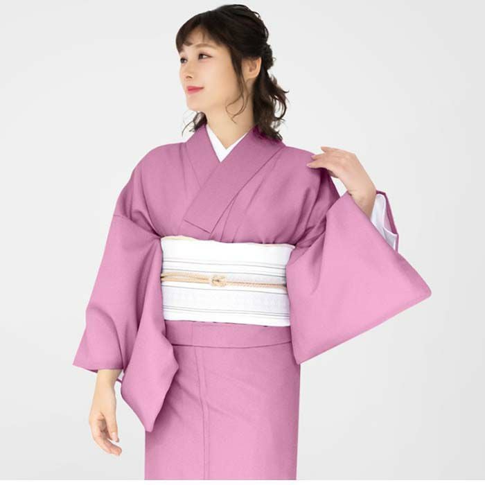 色無地袷着物) 洗える着物 袷 着物 単品 レディース 女性 kimono