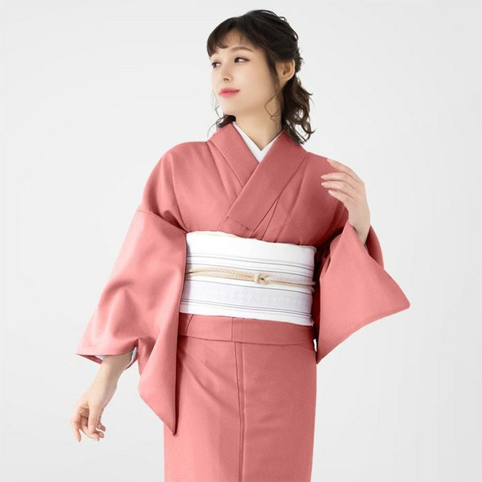 色無地単衣着物) 洗える着物 単衣 単 着物 単品 レディース 女性