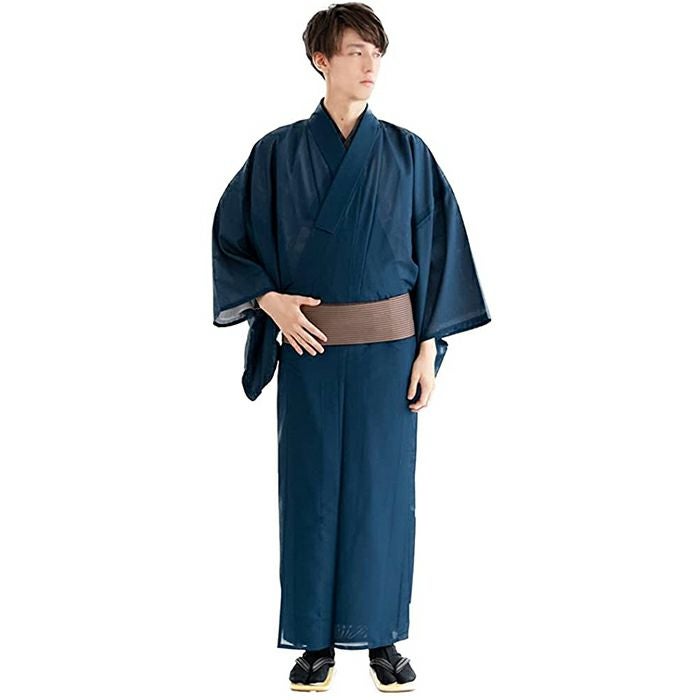 大幅値下げ【美品】②夏大島紬・男性用・絽の着物 KYOETSU（京越） 夏着物 メンズ 駒絽 洗える 夏用着物 洗える着物 絽