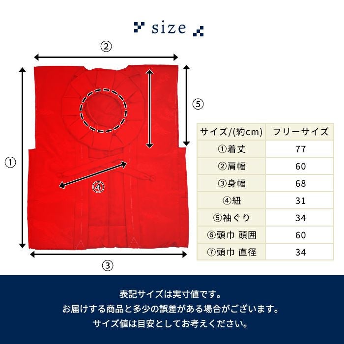 リンズ 厚手綿入り) ちゃんちゃんこ 模様入り【豪華5点セット 化粧