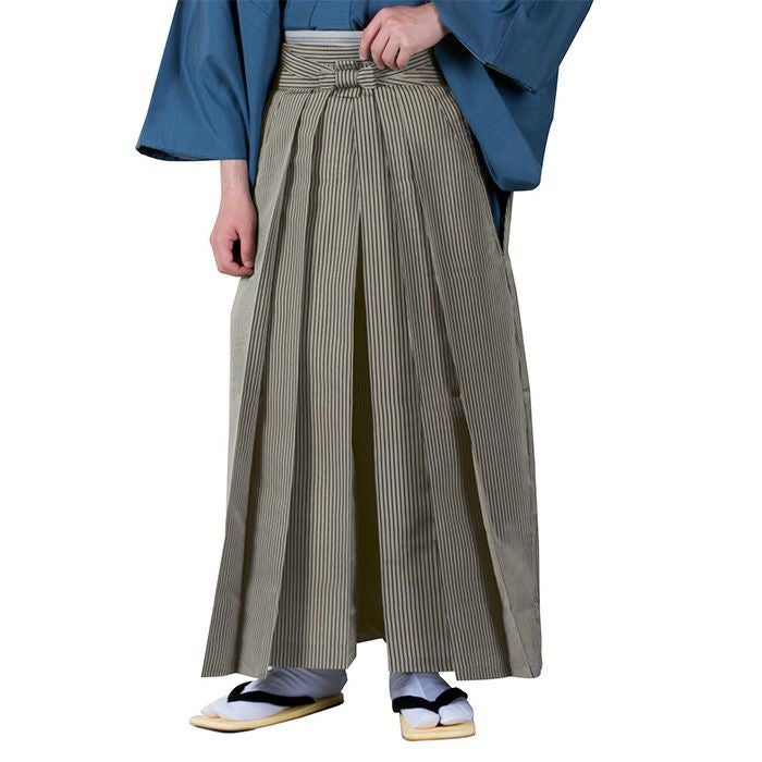 馬乗袴 細縞) 袴 男 男性 4colors 馬乗り袴 メンズ はかま 和服 着物