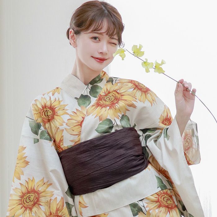 ワンピース浴衣2点セット