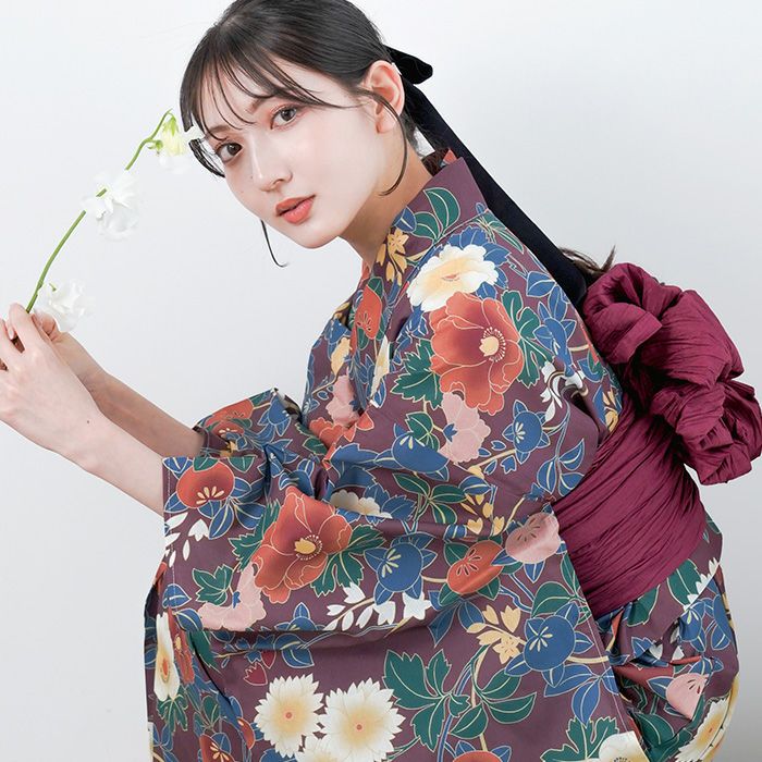 ワンピース浴衣2点セット