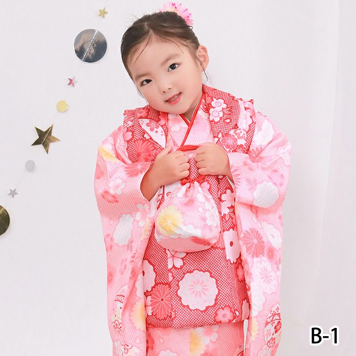 アウトレット 豪華安心9点フルセット】 七五三 着物 3歳 女の子 販売