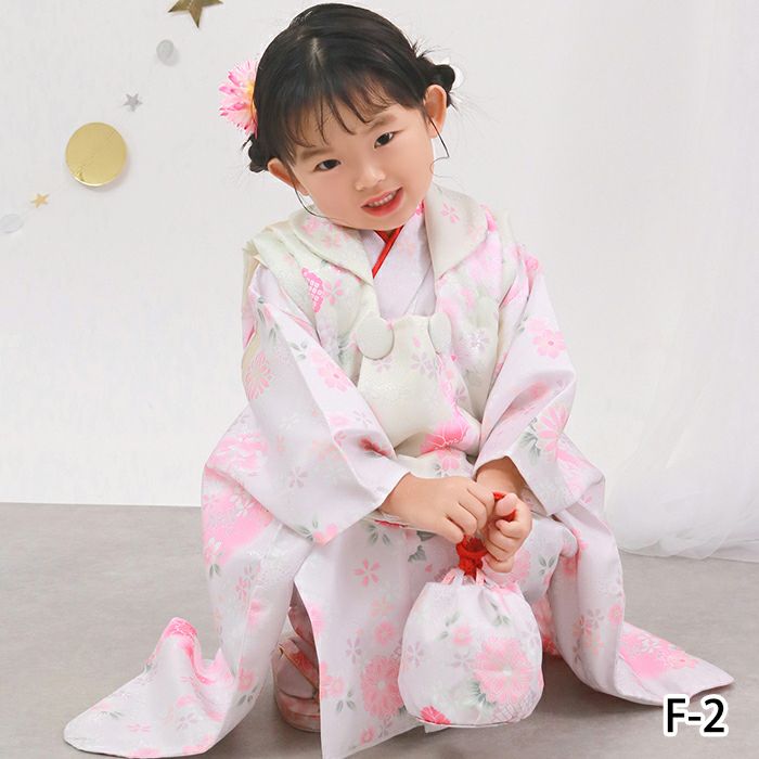アウトレット 豪華安心9点フルセット】 七五三 着物 3歳 女の子 販売