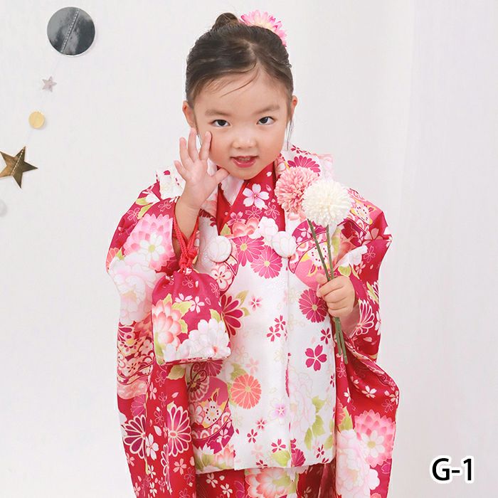 アウトレット 豪華安心9点フルセット】 七五三 着物 3歳 女の子 販売