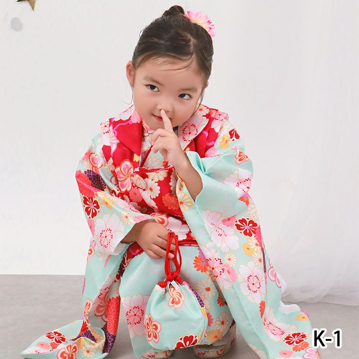 アウトレット 豪華安心9点フルセット】 七五三 着物 3歳 女の子 販売