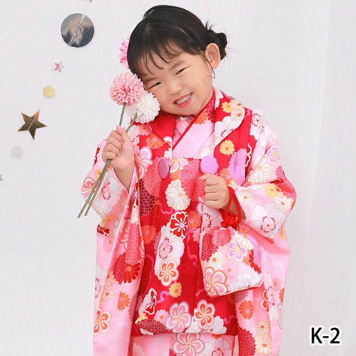 アウトレット 豪華安心9点フルセット】 七五三 着物 3歳 女の子 販売