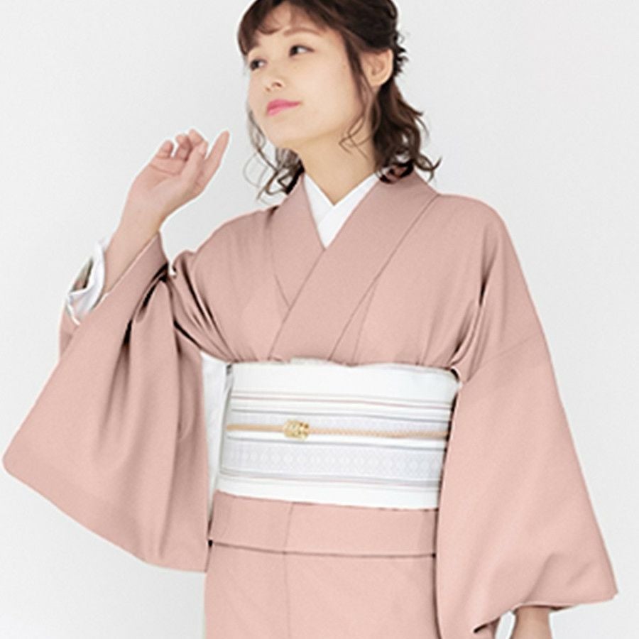 女単衣 東レ) 洗える着物 単衣 色無地 着物 日本製 女性 レディース