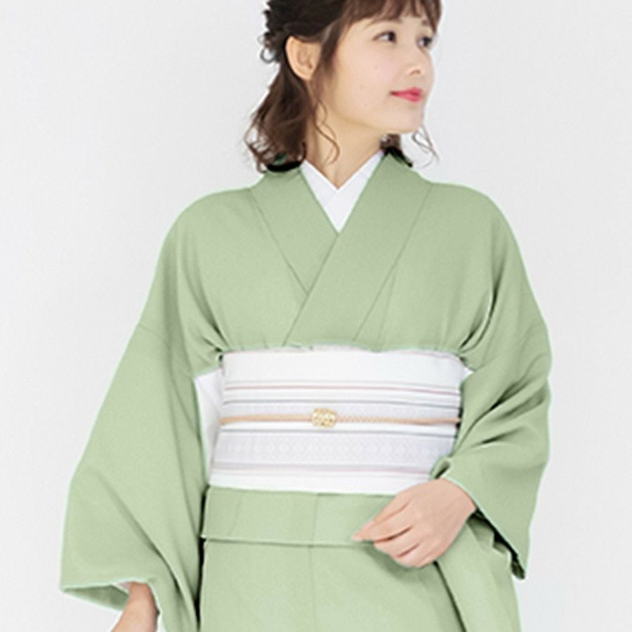 女単衣 東レ) 洗える着物 単衣 色無地 着物 日本製 女性 レディース