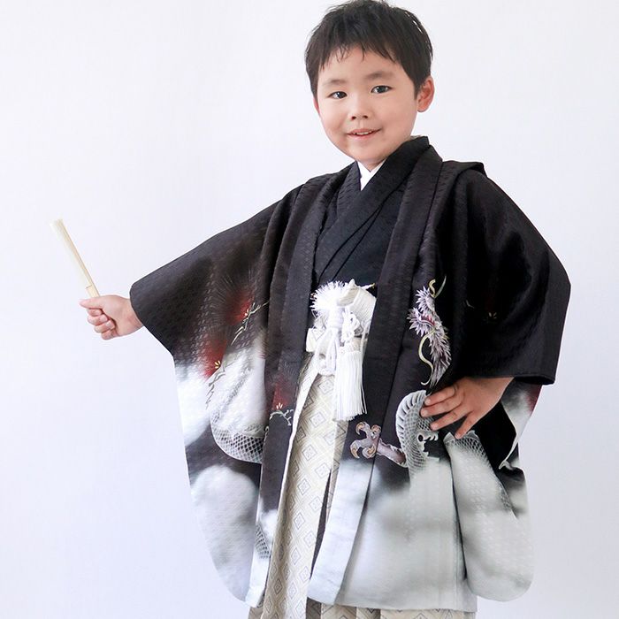 豪華安心12点フルセット】 七五三 着物 男の子 5歳 袴 購入 販売 鷹兜