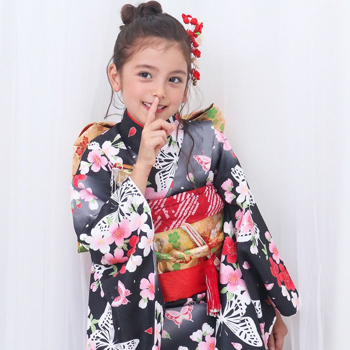 豪華安心15点フルセット】七五三 着物 7歳 女の子 四つ身 雛祭り