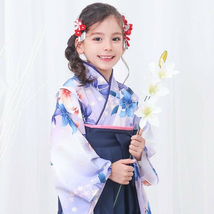 袴-子供用- 七五三 卒園式 男の子 5才 6才 7才 ブランド袴セット 小町kids 「縞柄