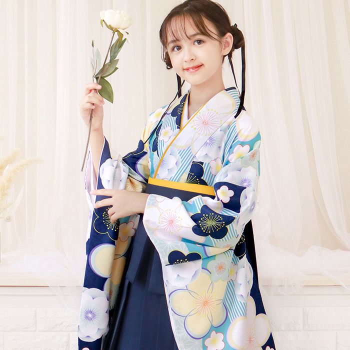 簡易袴セット 新作【自宅で8分！簡単着付け 動画あり】豪華安心5点フル