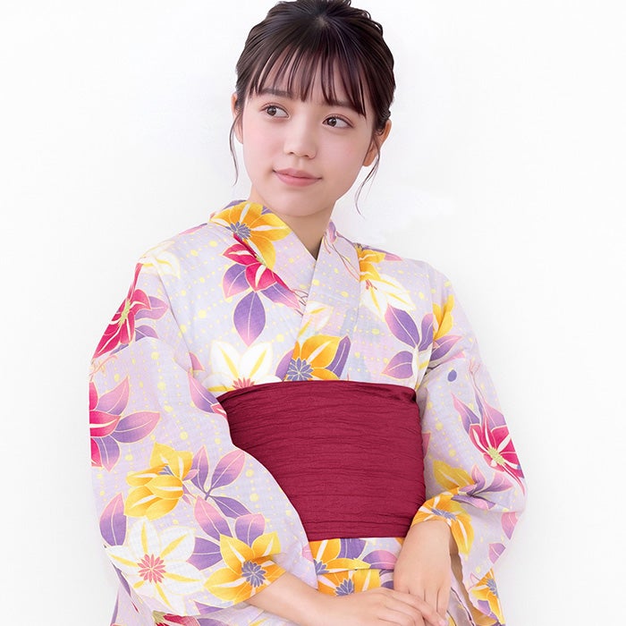 ガールズ浴衣 子供浴衣 女の子 2点セット レトロC (rg)| きものKYOETSU