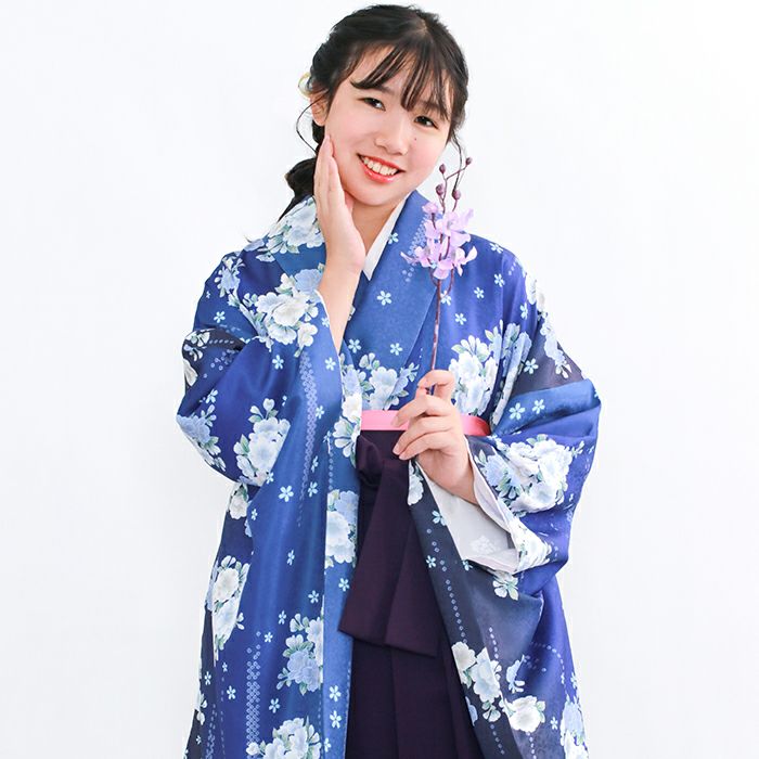 袴セット ガールズ 【豪華安心袴4点セット】 卒業式 着付け動画 130