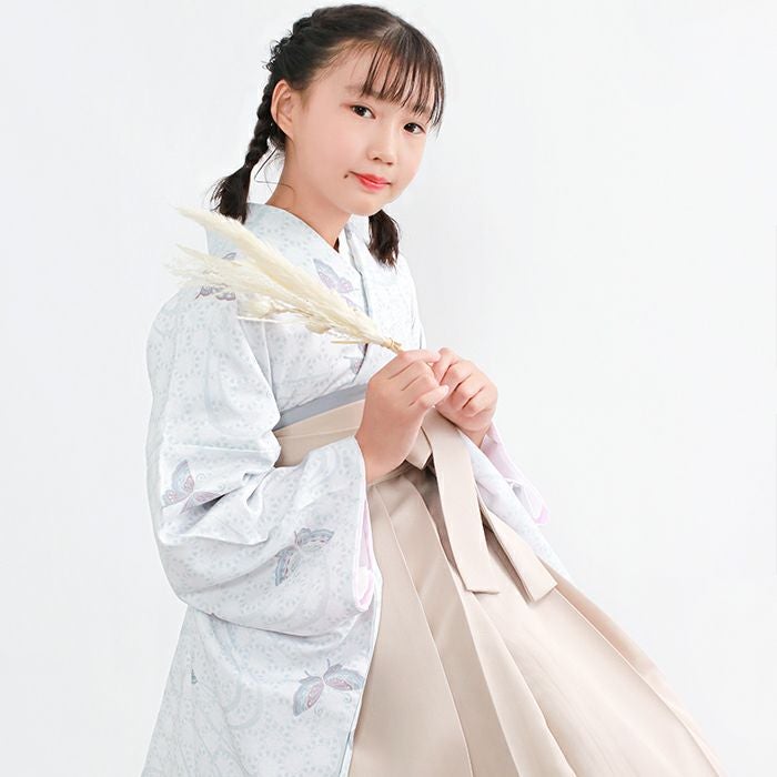 袴セット ガールズ 【豪華安心袴4点セット】 卒業式 着付け動画 130 袴セット ガールズ 【豪華安心袴4点セット】 卒業式 着付け動画 130