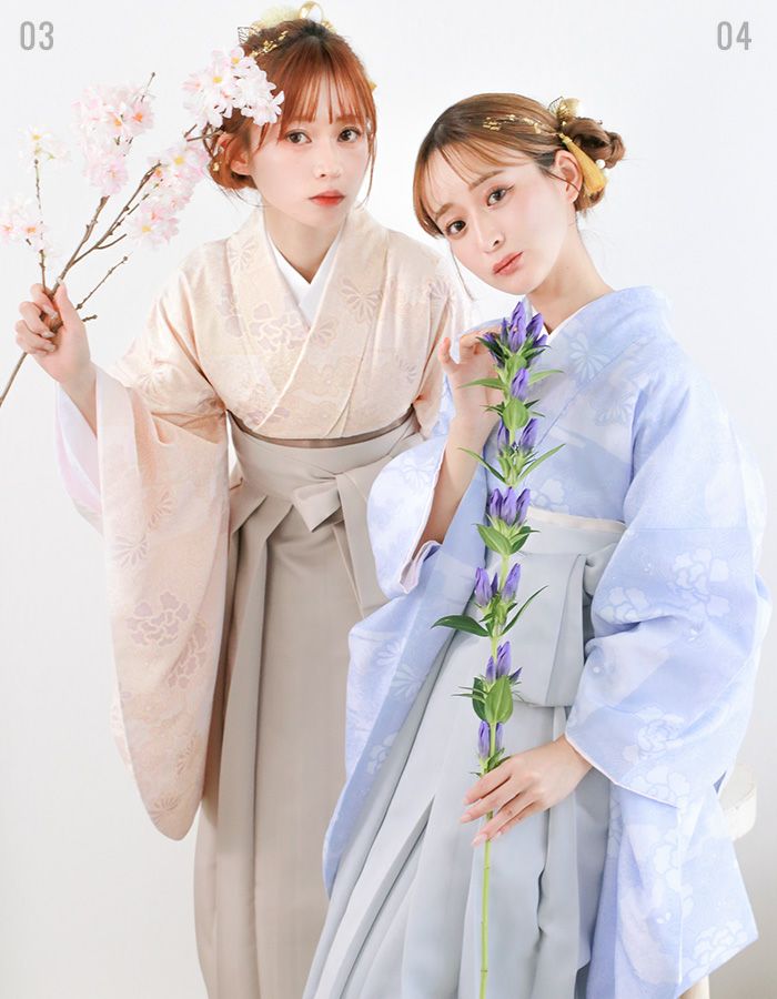 袴セット レディース ガールズ 【豪華安心袴4点セット】 卒業式 130
