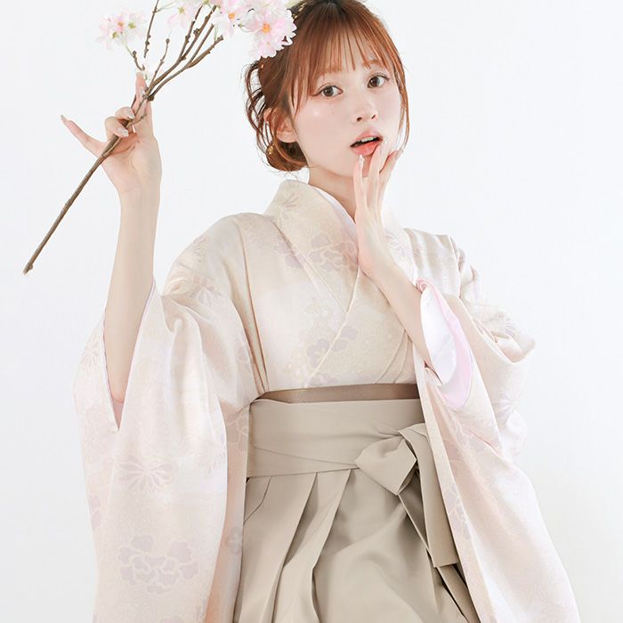 袴セット レディース ガールズ 【豪華安心袴4点セット】 卒業式 130
