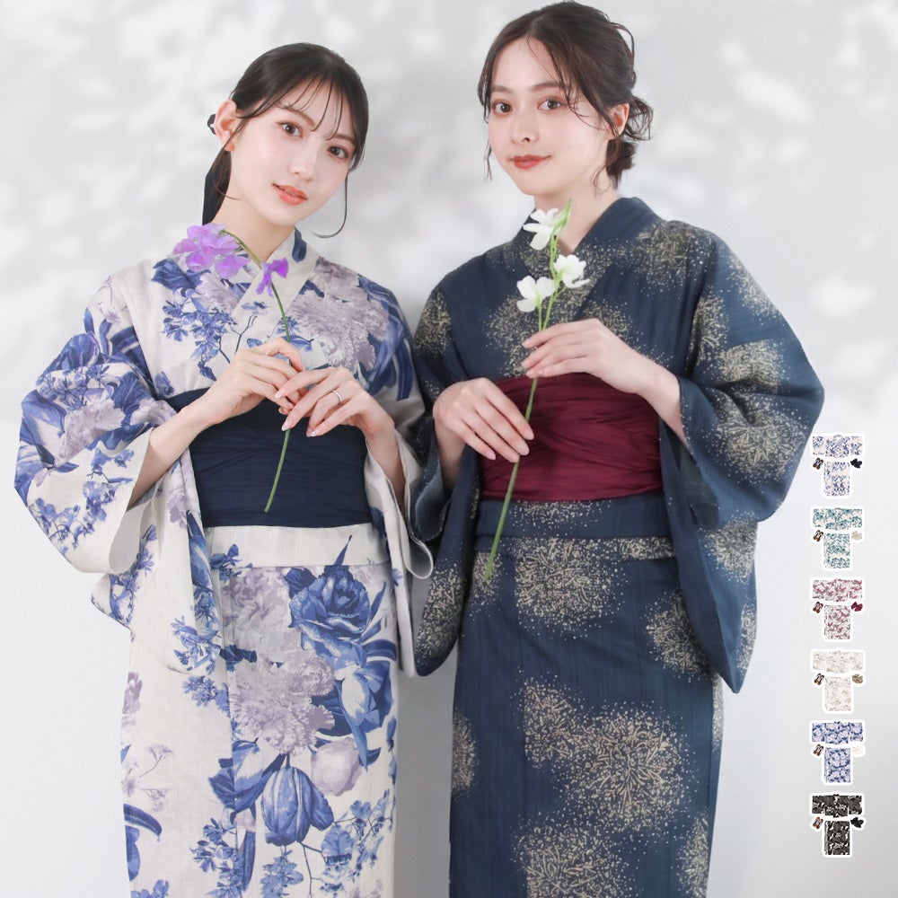 セパレート浴衣 2点 3点セット 二部式浴衣 C