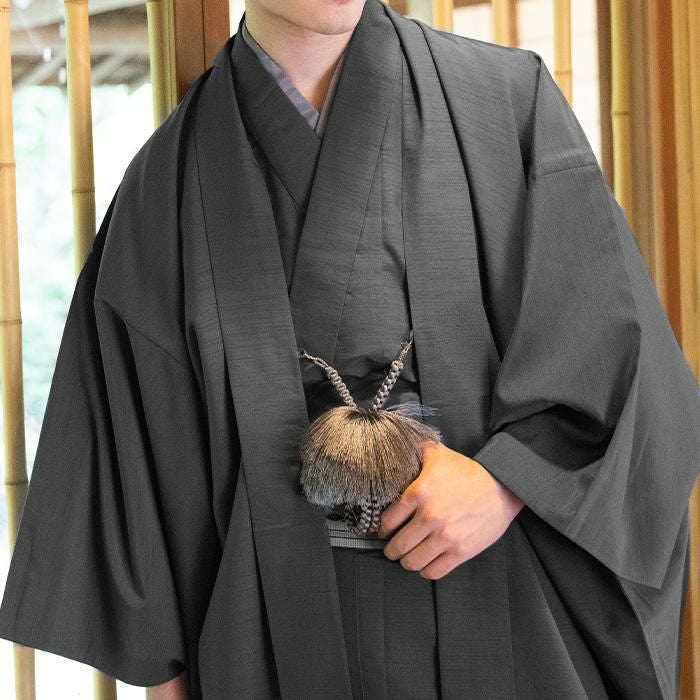 訳あり(男羽織) 羽織 着物 洗える 6color メンズ 男性 和装 大きい