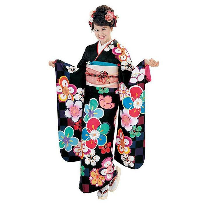 夏用レディース着物 振袖 洗える着物 小紋 成人式振袖 お祭り 単衣 振袖着物 HL)振袖 単品 成人式 中振袖 女性 レディース フォーマル
