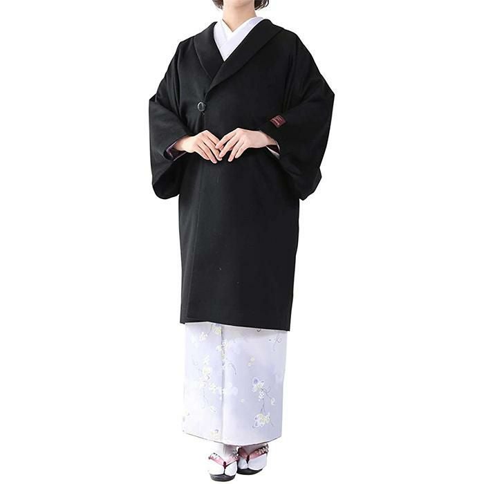 着物コート カシミア100% 9046) 冬 女性 レディース 和装コート へちま
