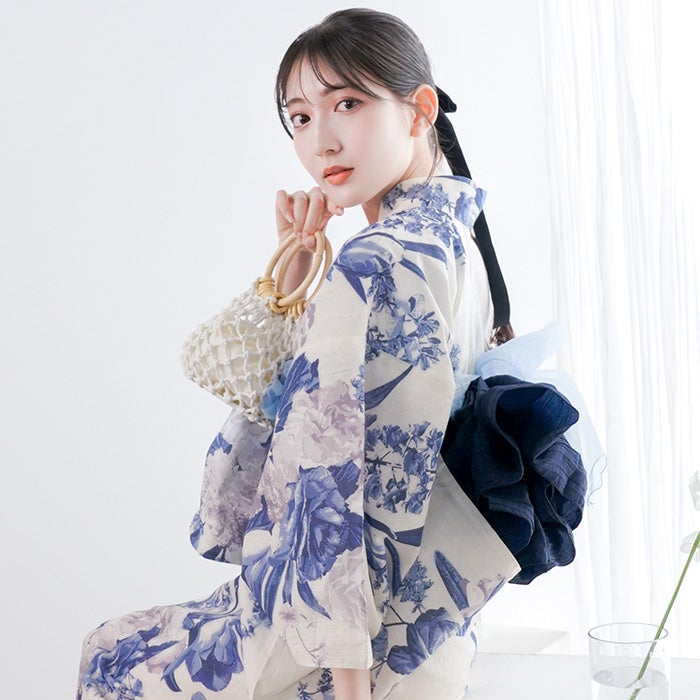 ワンピース浴衣3点セット