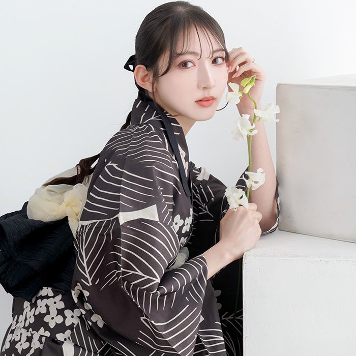 ワンピース浴衣3点セット
