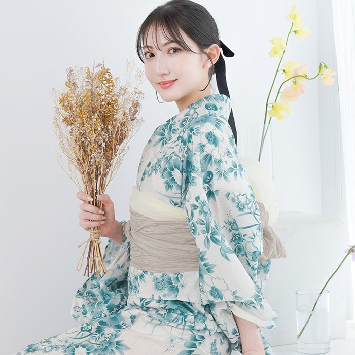 ワンピース浴衣3点セット