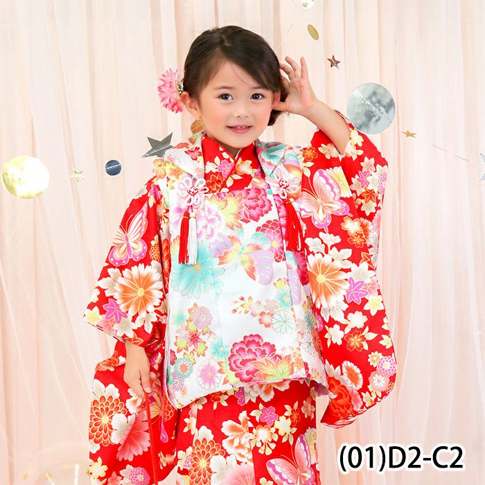 アウトレット 豪華安心9点フルセット】 七五三 ひな祭り 着物 3歳 販売