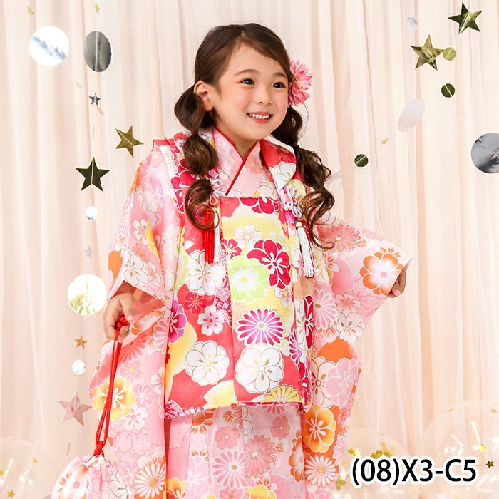 七五三 3歳  雛姫 楽天市場】【レンタル】[七五三 着物 3歳 レンタル 女の子] 三歳