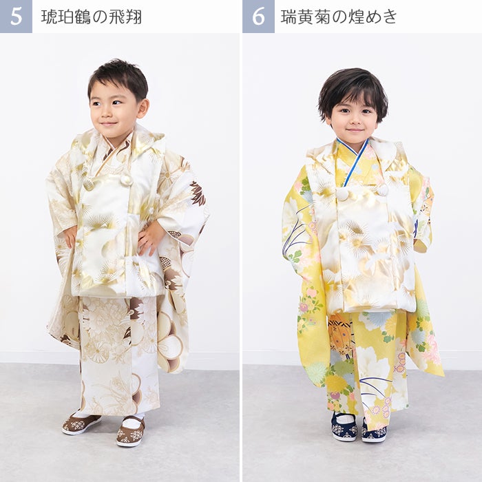自宅で2分簡単着付け! 七五三3歳セパレート被布セット 】 金彩 3点