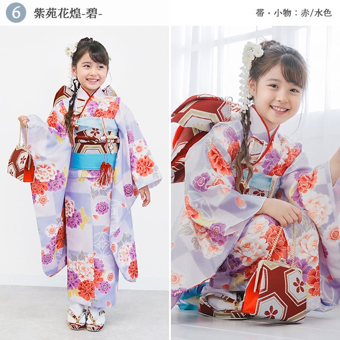 自宅で簡単着付け! 豪華安心13点フルセット 】 七五三 着物 7歳 女の子