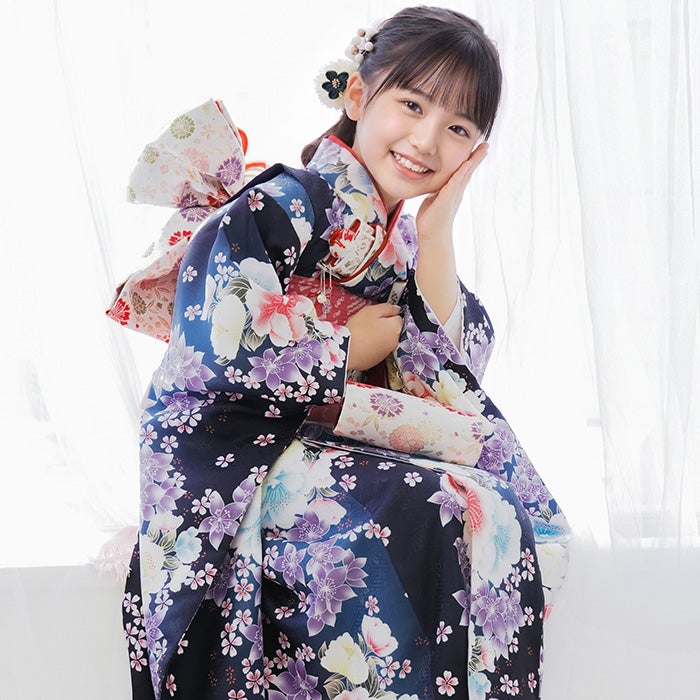 自宅で簡単着付け! 豪華安心13点フルセット 】 七五三 着物 7歳 女の子